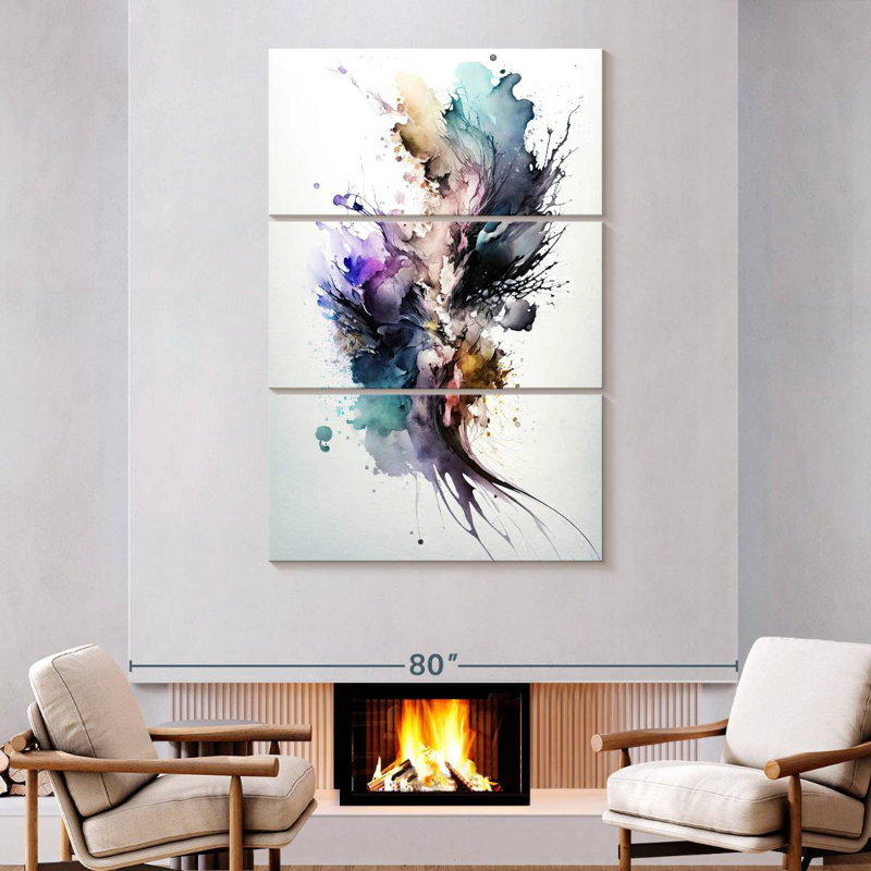 Avery Chromatic Symphony II, 74" H x 48" W