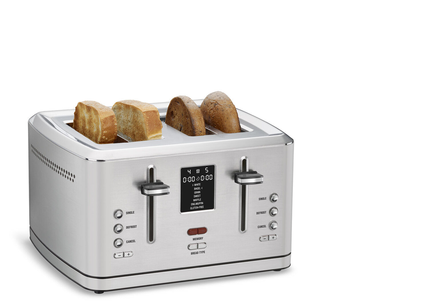 Cuisinart 4-Slice Digital Toaster with Memory set & Reviews