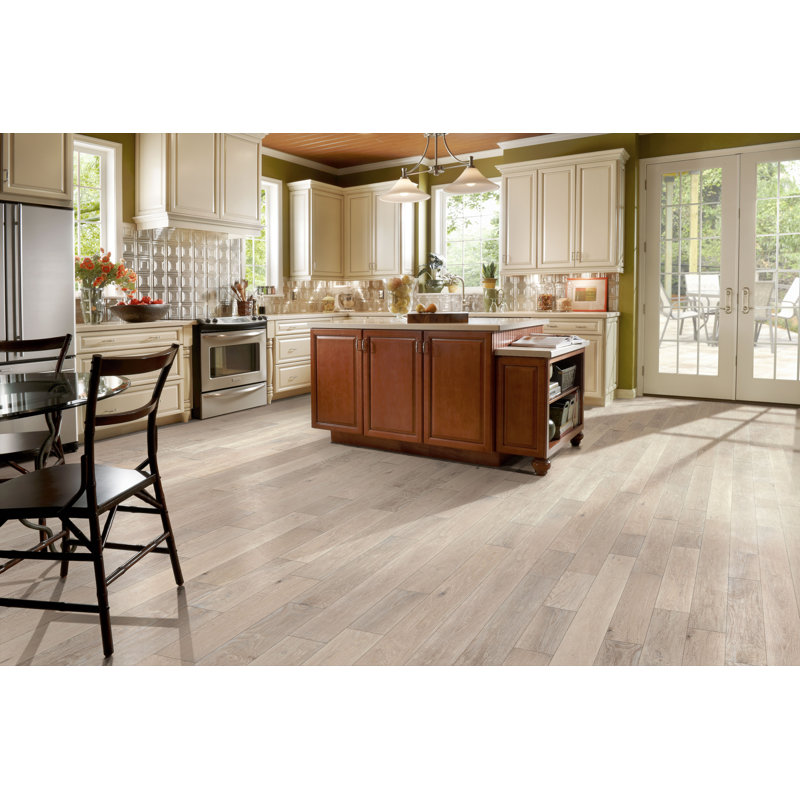 Oak 5 in. W Not Recommended for Moisture Prone Areas Engineered Solid Hardwood Flooring, Snow Peak, Use
