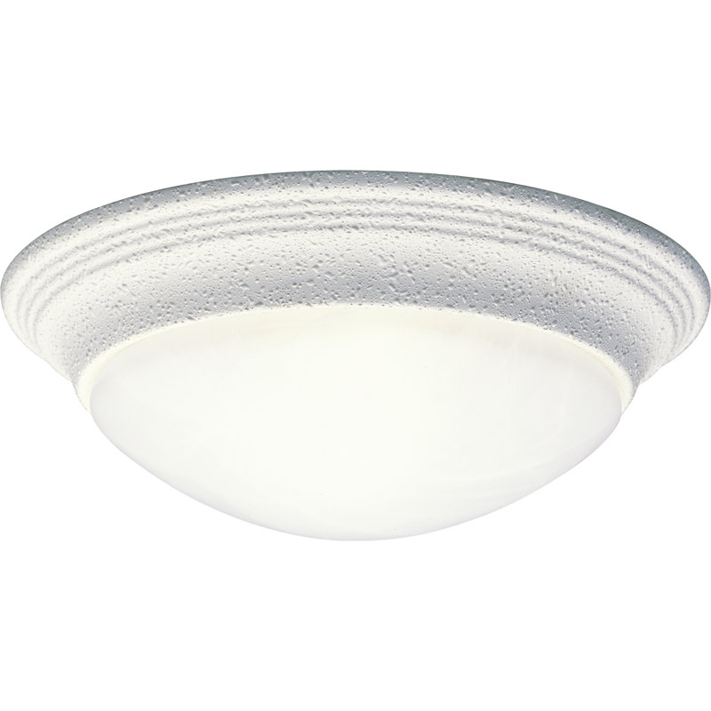 Abbottstown Glass Flush Mount, 3.75" H x 11.5" W x 11.5" D