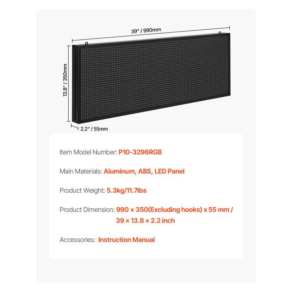 Product Dimensions