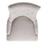 Chaise de salle à manger rembourrée grise (2) avec coutures en diamant-1213411549