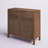 Commode d'appoint tissée 2 portes Bracha