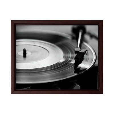 Disque vinyle plat