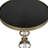 Francies 12" Round Granite Pedestal Side Table