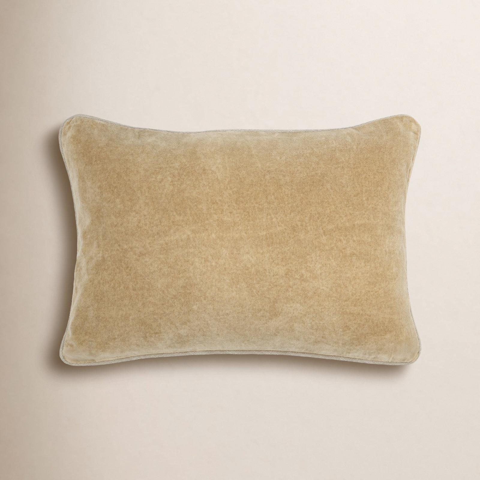 Goodall Throw Pillow, Rectangle 14"H x 20"W, Wheat