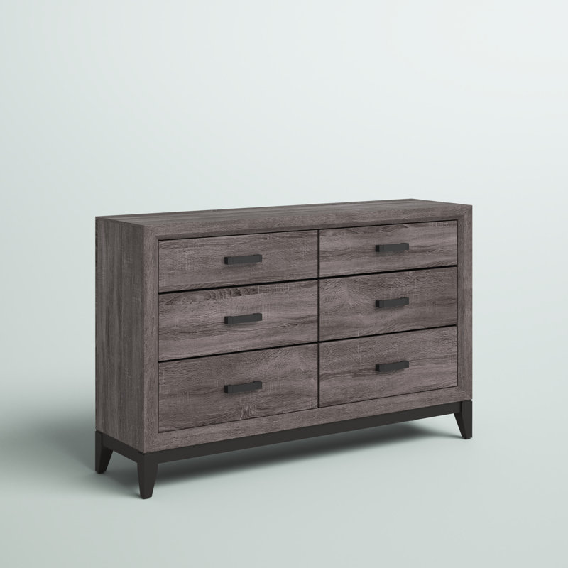 Keaunte 58 " W 6 - Drawer Dresser