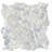 Huron 12" x 12" Blue Matte Glass Pebble Mosaic Floor and Wall Tile-95635360