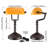 14.96" Bankers Desk Lamp with Pull Chain Switch Plug in Fixture,Vintage Desk Lamps,Library Lights