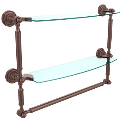 Tablette à 2 niveaux avec barre à serviettes Marchmont