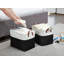 Bac de rangement pliable | Panier pliable en tissu robuste avec poignées-414657697