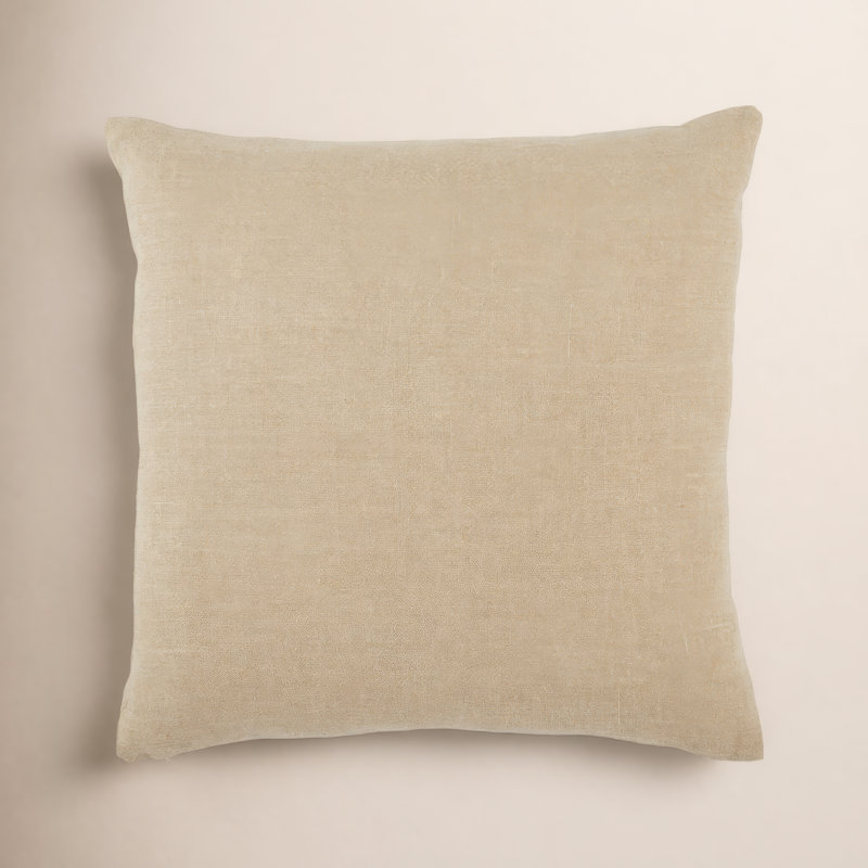 Griffin Reversible Throw Pillow, Light Gray, Down
