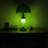 Haydee Tiffany Table Lamp Green Leaves Stained Glass Shade And Base LED Bulbs Included 12"W*12"D*22"H -1807225054