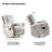 Adella 34'' W Rocking Swivel Nursery Recliner-75660724