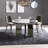 Faux Marble Mirrored Dining Table