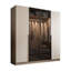 4 Door Glass Wardrobe-1282302200