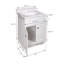 Meuble-lavabo de 25 po avec plateau Brookings, prêt à assembler, blanc Sherwin Williams - Design House, 584888-947012114-947014658-947014657