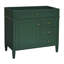 Meuble-lavabo de 36 po sans lavabo supérieur, armoire de rangement moderne avec 2 tiroirs et un tiroir basculant, structure en bois massif-114497893