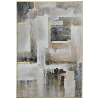 Leon - Peinture sur cadre flottant