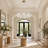8-Light Modern Snowflake Glass Chandelier with Bronze Finish