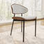 Ensemble de salle à manger de style Mid-Century 2-8 places avec chaises de salle à manger rembourrées en cuir-732057548-732057546-732057547