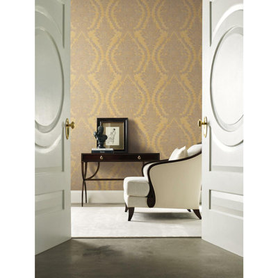 Charleston Damask Double Roll