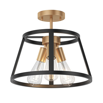 Luminaire semi-encastré 3 lumières Jekiah