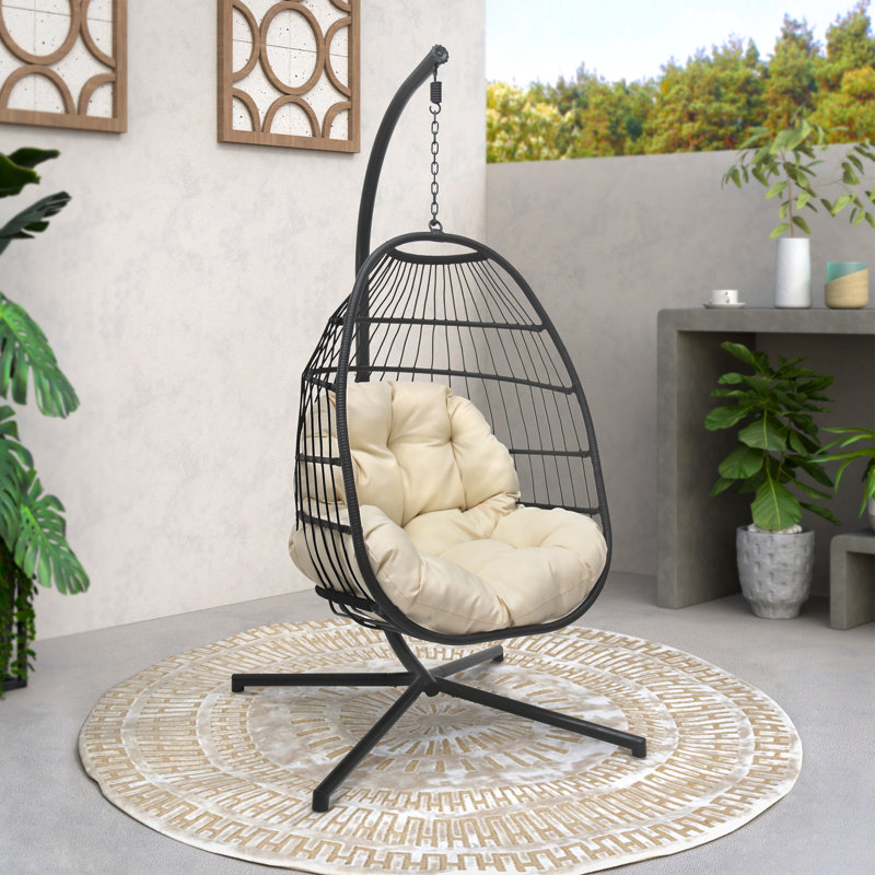 Balancelle avec support Helman, Beige