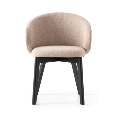 Tuka Upholstered Armchair with Wooden Frame