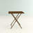 Commercial Grade 28" Square Indoor-Outdoor Steel Folding Patio Table-2011450498