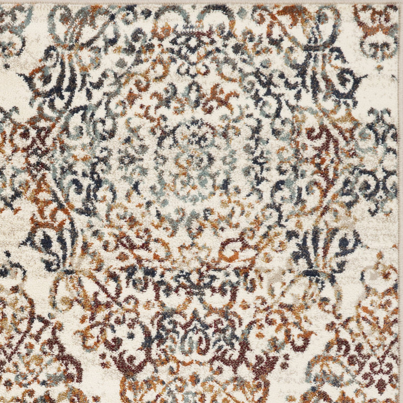 8' Runner Ivory Oriental Runner Rug, Runner 2' x 8'