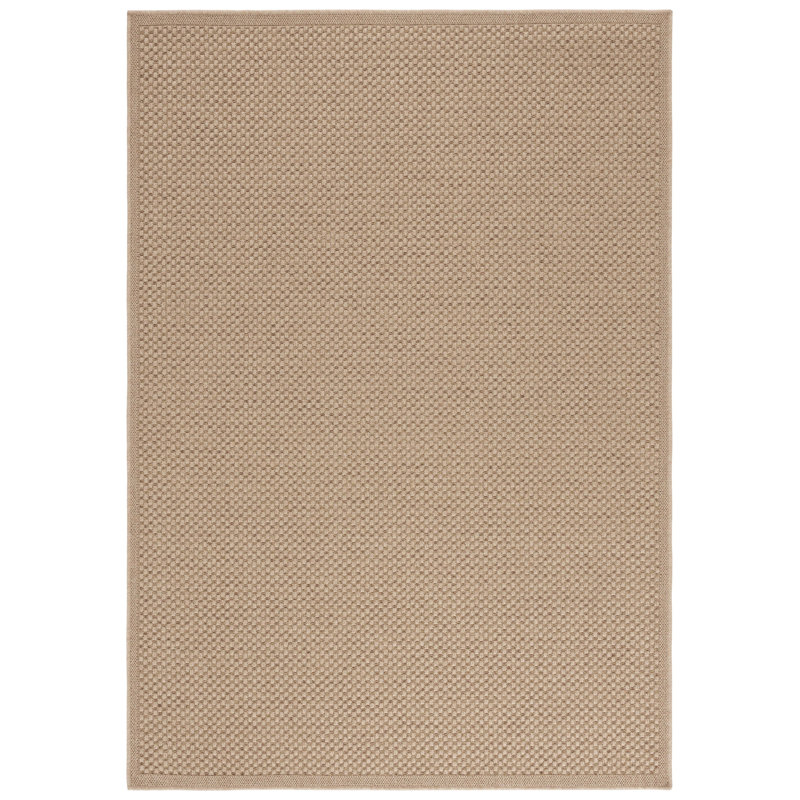 Panchuri Performance Solid Color Indoor/Outdoor Area Rug, Rectangle 4' x 6'