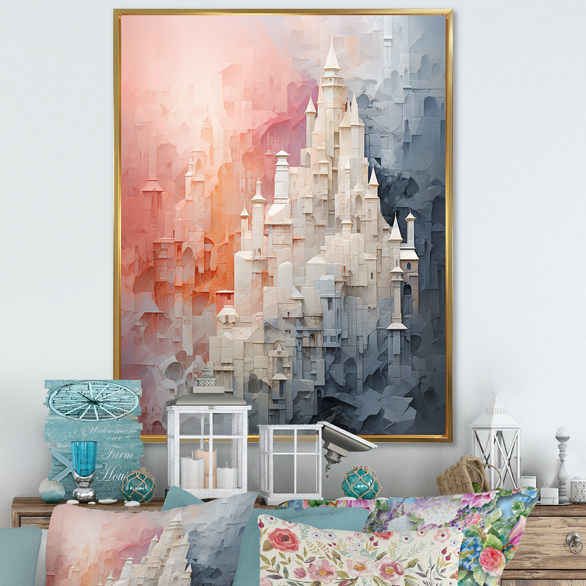 Winston Porter Minimalism Fortresses - Buildings & Cityscapes Canvas ...