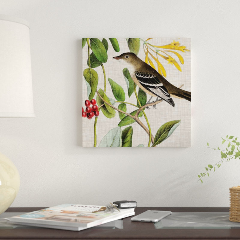 « aviaire crop ii », reproduction d’impression sur toile, H 18 po x l 18 po x P 1,5 po, Toile tendue, Pas de tapis