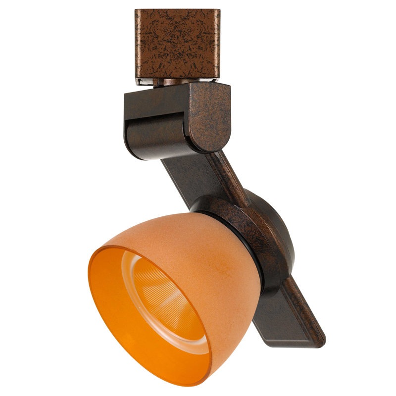 Tête de luminaire à DEL, Amber givré, Rouille