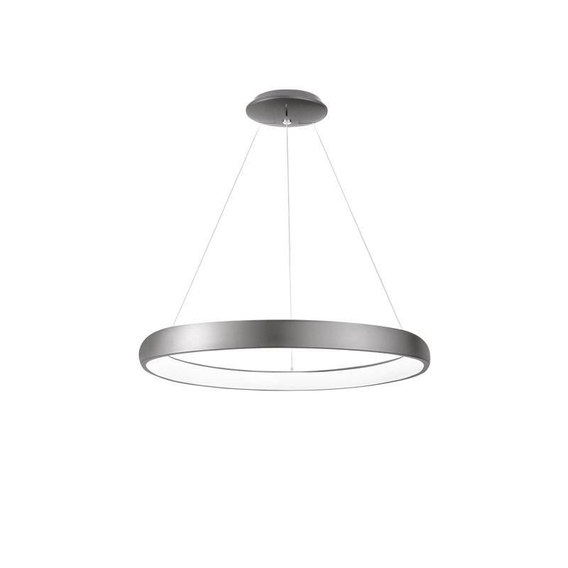 1 - Light LED Waggon Wheel Pendant, Black, 120cm H x 61cm W x 61cm D, Dimmable