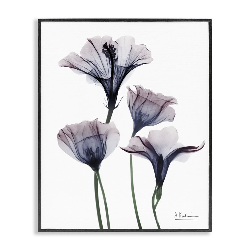 Giclée encadrée de fleurs abondantes au crépuscule, conception par Albert Koetsier, H 20 po x l 16 po