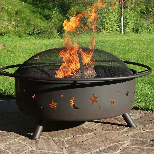 Arlmont & Co. Gustafson Steel Wood Burning Fire Pit & Reviews