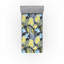 Drap-housse ambesonne tropical Pop Art exotique feuille de palmier vert avocat bleu-106712556