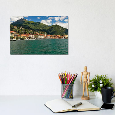 Lakeside View of Bellagio on Lake Como 1 Piece Wrapped Canvas Wall Art