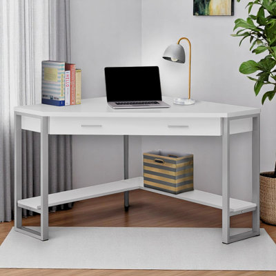 Bureau d'ordinateur avec tiroirs de rangement Toulan, H 29,8 po x l 41,7 po x P 41,7 po