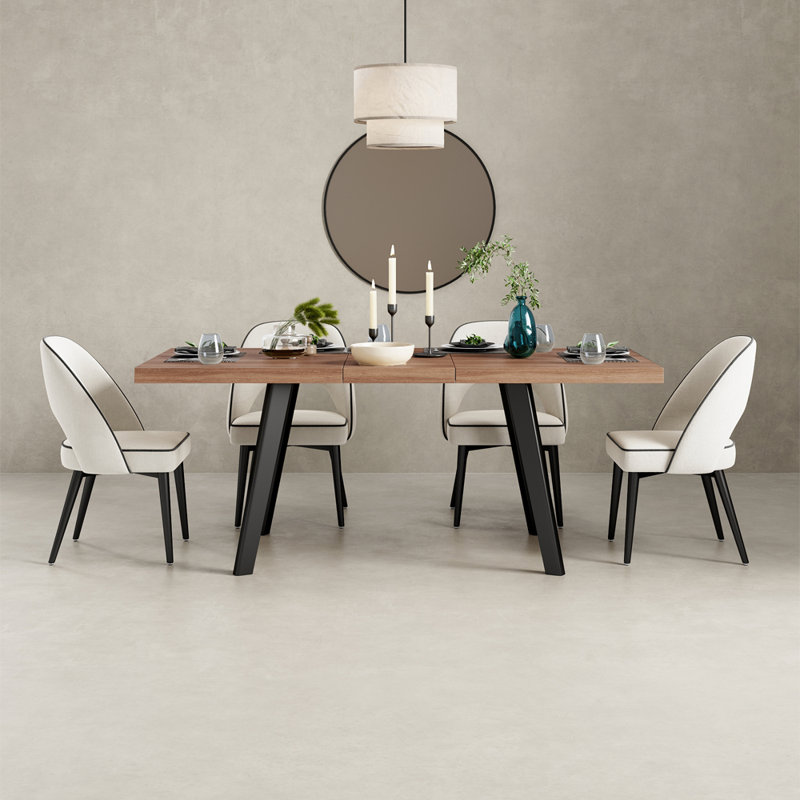 Desta 4 - Person Dining Set, White