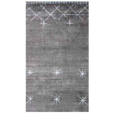 Hand Loomed Viscose Abstract Indoor Rug