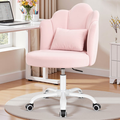 Petal-Shaped Wheeled Leisure Office Chair