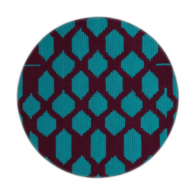 Trellis Purple Indoor and Outdoor Area Rug