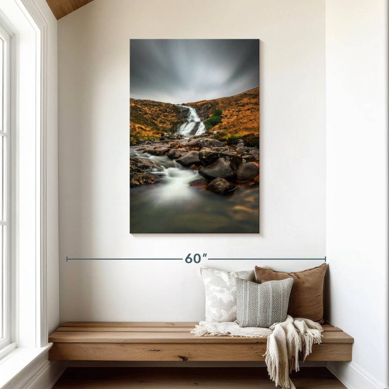 Cascade Alvord, rivière Sligachan, H 45 po x l 30 po