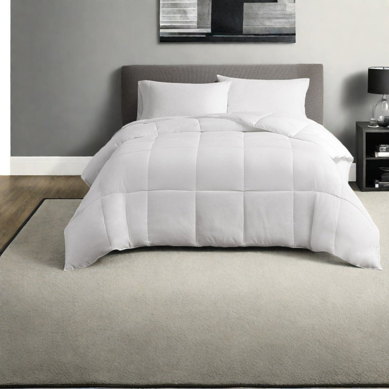 Comfortable Cotton Bedding Set, Soft White Design For Home Use