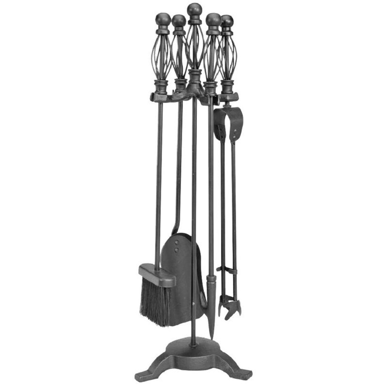 Steel Fireplace Tool Set