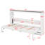 Lit escamotable simple avec lumière DEL-1243372266