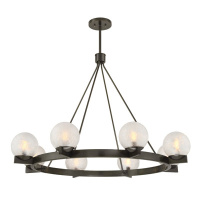 Lustre 8 lumières en bronze Darien
